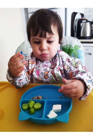 Yorni 2-5yaş, Family, Sıvı Geçirmez, Cepli,uzun Kollu,bebek Mama Önlüğü Çok Renkli
