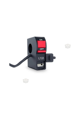 2 Adet 6 Ledli Motosiklet Scooter Uyumlu Led Sis Farı Çakar Ve Sabit Mod Açma Kapatma Tuşlu