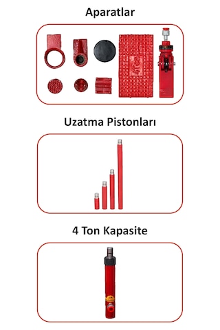 Gaptools Oto Doğrultma Hidrolik 4ton Gpt109