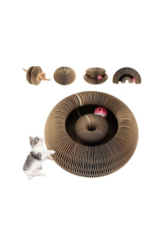 Mucit Home Akordiyon Kedi Tırmalama Toplu Eğlenceli Oyuncak