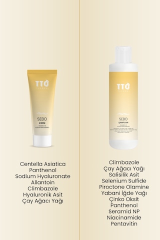Tto Thermal Sebo Onarıcı Bakım Seti- Seboreik Dermatitli Ciltler İçin
