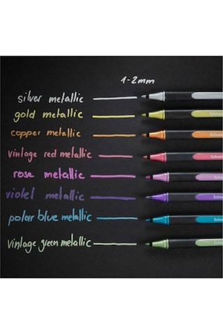 Schneıder Metalik Roller Kalem 1-2 Mm Gümüş