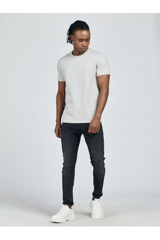 LOFT Regular Fit Erkek Tshirt K.kol Lf2026814 Q1.v1 Gri Melanj