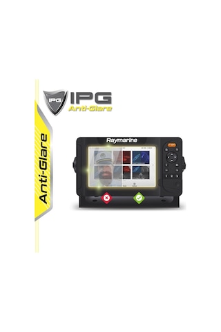 Raymarine Element 7 Hv Chırp Sonar Gps - Ipg Anti-glare Yansıma Önleyici Mat Ekran Koruyucu