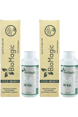 Biomagic Organik Amonyaksız Saç Boyası Çikolata Karamel - 66.78+Oks (444887346)