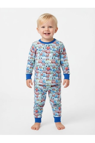Sea Bubbles Arabalı Çocuk Pijama Takımı 001