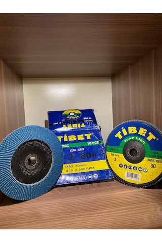 Flap Zımpara Disk 180X22 80 Kum Zirkonyum İnox 10 Adet Fiyatıdır