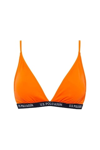 U.S. Polo Assn. Kadın Turuncu Geniş Üçgen Bikini Üst 21501