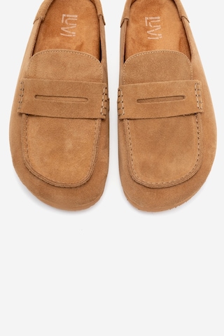 Prıva Toprak Süet Hakiki Deri Kadın Terlik Toprak