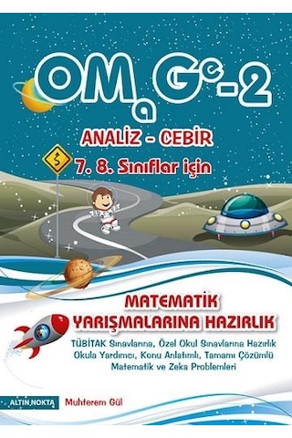 Altın Nokta Yayınları Omage 6.7.8. Sınıf Matematik Yarışmalarına Hazırlık Seti 2 Kitap