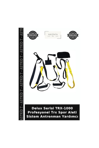 Delux Serisi Trx-1000 Profesyonel Trx Spor Aleti Sistem Antrenman Yardımcı