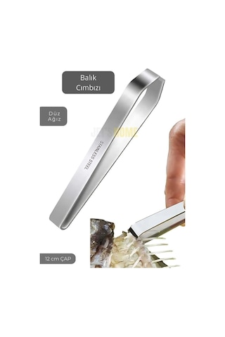 Balık Uçlu Cımbızı Paslanmaz Kılçık Cımbızı Çelik Dekor Cımbızı 12 Cm