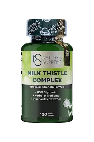 Nature's Supreme Milk Thistle Complex 120 Kapsül