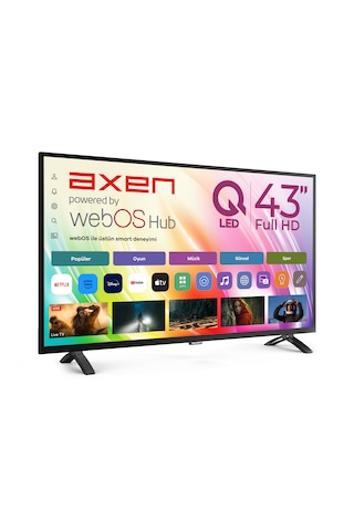 Axen AX43QMN540SC-S 43" Full HD QLED TV