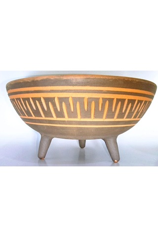 Dekoratif Sunum Kasesi, Seramik Ayaklı Sunum Kasesi, Servis Kasesi, Servis Tabağı, Kase, Tabak Sarı, 20 Cm