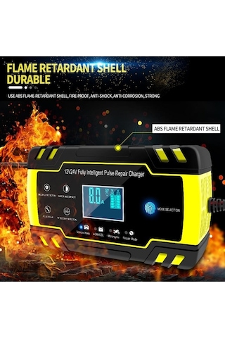 Didadodo Kademeli Otomatik Akıllı Akü Şarj Cihazı, Lcd Ekranlı