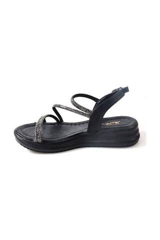 Papuçcity Sprs 02824 Kadın Günlük Taşlı Sandalet 001