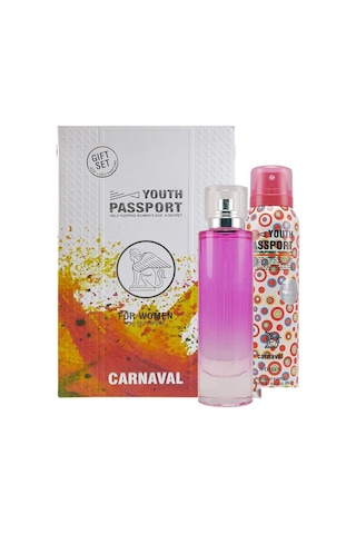 Youth Passport Carnaval Kadın Parfüm EDP 75 ML + Deodorant 150 ML