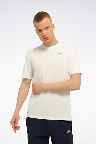 Reebok Ss Tech Tee Beyaz Erkek Kısa Kol T Shirt