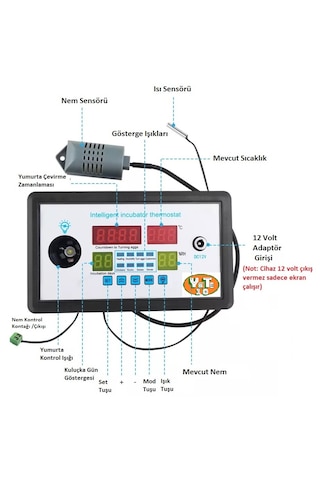 Yate10 W9005 Kuluçka Makinası Yapma Seti