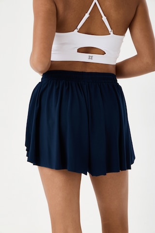Genius Store Bol Kesim Taytlı Spor Şort Kadın-şort Lacivert