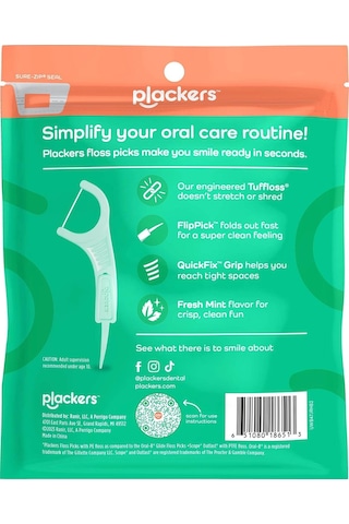 Plackers Micro Line Çatal Diş İpi Kürdanlı 150 Adet