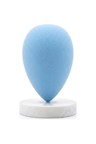 Makyaj Süngeri Mavi Beauty Blender Fondöten Ve Kapatıcı Uygulama Süngeri, 6 Cm