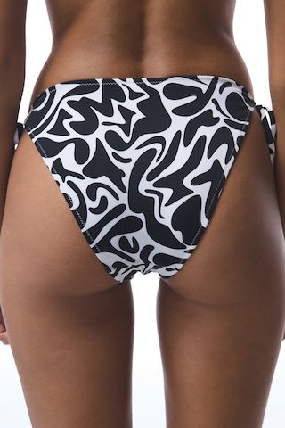 Penti Tint Zebra Desenli Bağlamalı Düşük Bel Bikini Altı Çok Renkli