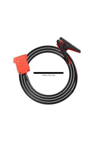Xuweiwei 80 Heavy Duty Jumper Kabloları 18v Akü Başlatma Kablosu Timsah Klipsli Araç Çalıştırma