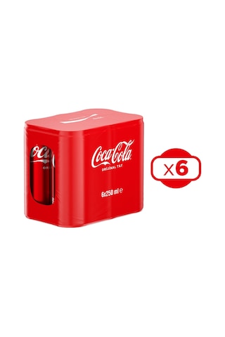 Coca Cola 6'lı 6 x 250 ML