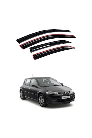 Renault Megane 2 Hb Mugen Tip Cam Rüzgarlığı