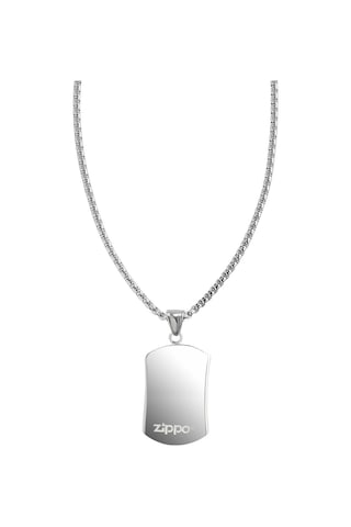 Zippo Kristal Zincir Kolye 2007178 Gri