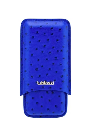 Lubinski Deri Puro Kılıfı Croco Mavi 3lü 60ring