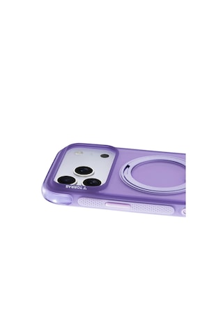 Torras Apple iPhone 17 Pro / 18 Pro Uyumlu Ostand R Air Magsafe Kapak Mor