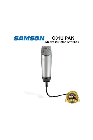 Samson C01u Pak Usb Stüdyo Mikrofon Kayıt Seti