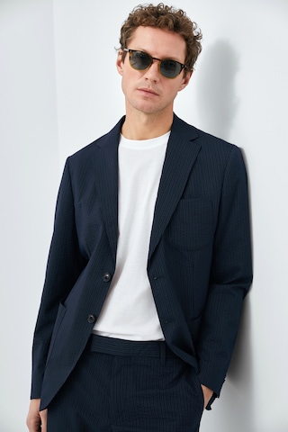 Lufian Piel Spor Erkek Blazer Ceket Slim Fit Lacivert Lacivert 111140171100200 Lacivert