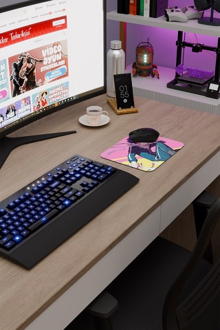 Noragami Kaymaz Dikişli Kauçuk Oyuncu Mousepad V3 - 22x18 Gaming Mouse Pad Fare Altlığı