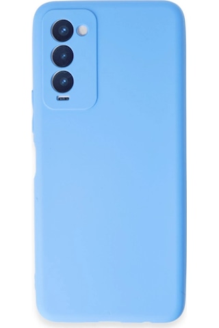 Newface - 273 - Tecno Camon 18 Kılıf First Silikon - Csmo-tex - - Mavi