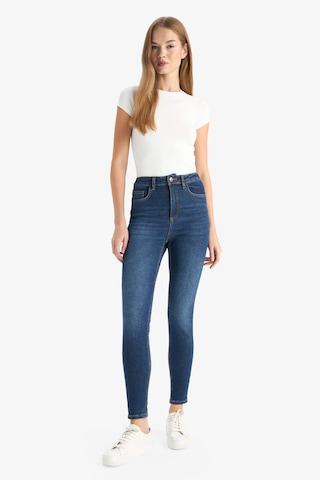 Defacto Skinny Fit Yüksek Bel Bilek Boy Jean Pantolon F2964ax25wnnm34 Mavi