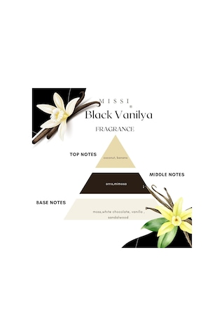 Ahşap Fitilli Black Vanilya Kokulu Ekru Craklıng Vegan Mum Çıtırtılı Mum Çok Renkli