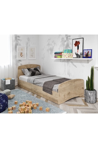 Soft Tek Kişilik Mdf Karyola - 90 x 190 CM Yataklarla Uyumlu