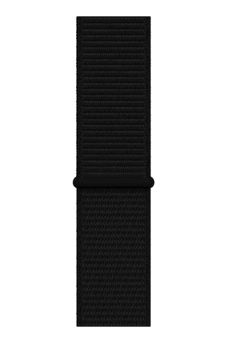 Caseonn Apple Watch Uyumlu Series 9 41mm Kordon Hasır Kumaş Nylon Kayış Siyah