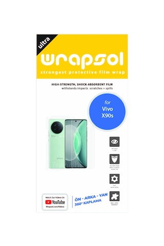 Vivo X90s Full Body 360 Derece Ön Arka Ve Yan Kaplama Film