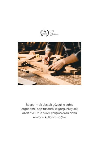 Eğeseti 3 Parça Ahşap Eğe Seti 200 Mm Orta Pürüzlü Düz Yarım Yuvarlak Yuvarlak Törpü Ergonomik Sap
