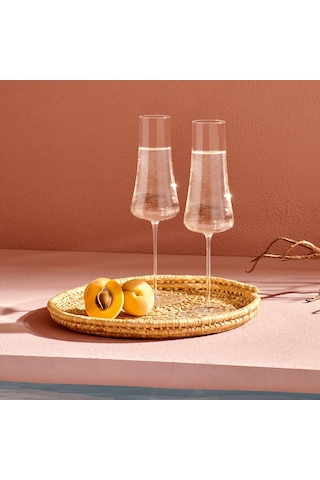 Nude Stem Zero Volcano 32261 Şampanya Kadehi 300 Cc 2 Li Set