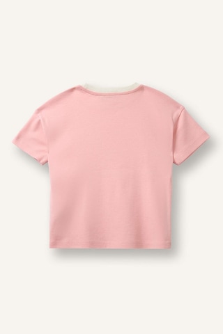 Defacto Anneler Günü Relax Fıt Slogan Baskılı Ribana Kısa Kollu Tişört Kız Bebek H8227a526smpn113 Pembe-pn113
