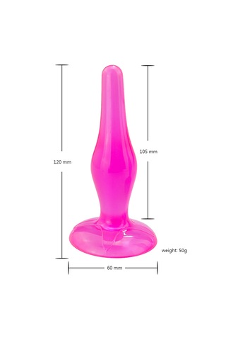 X-sense Pembe Ve Mor Vantuzlu Jel Anal Plug Set