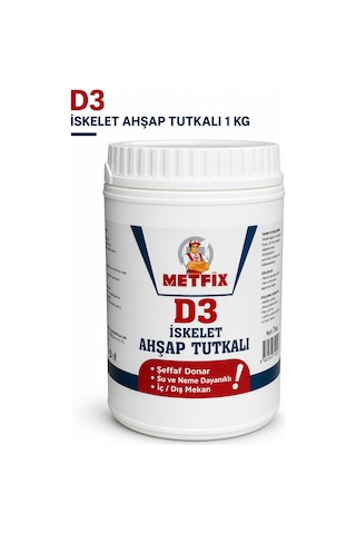 Şeffaf D3 İskelet Ahşap Tutkalı 1 Kg Mobilya Mdf Sunta Güçlü Hobi Tamir Kuvvetli Yapıştırıcı