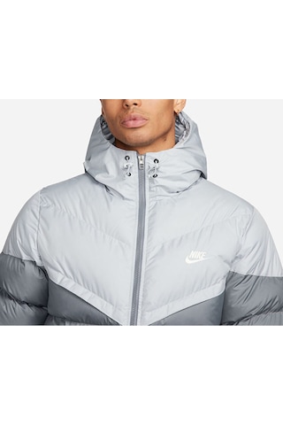 Erkek Günlük Mont Fb8185-077 M Nk Sf Wr Pl-fld Hd Jkt Gri Gri