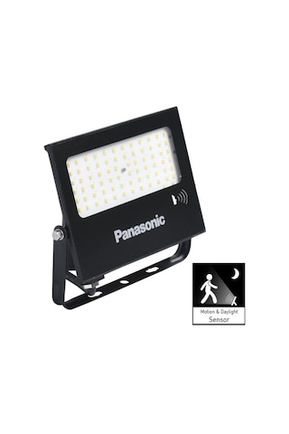 Led Projektör Sensorlü, Sıcak Beyaz Işık 50w 4270lm 3000k Çok Renkli
